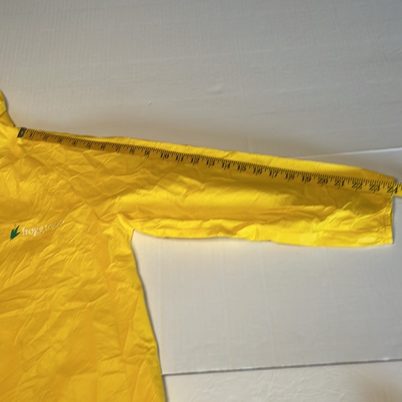 Frogg Toggs  3 pc yellow waterproof  rain suit & pouch set child size Large - Picture 13 of 16